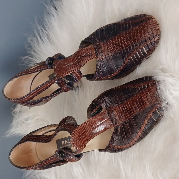 Vintage  Bally leather  shoes - Picture 2 of 16